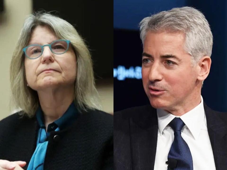 Bill Ackman and Sally Kornbluth.