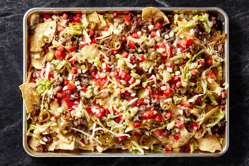 <h1 class="title">Cheeseburger Nachos- Inset</h1><cite class="credit">Photo by Chelsea Kyle, Food Styling by Ali Nardi</cite>