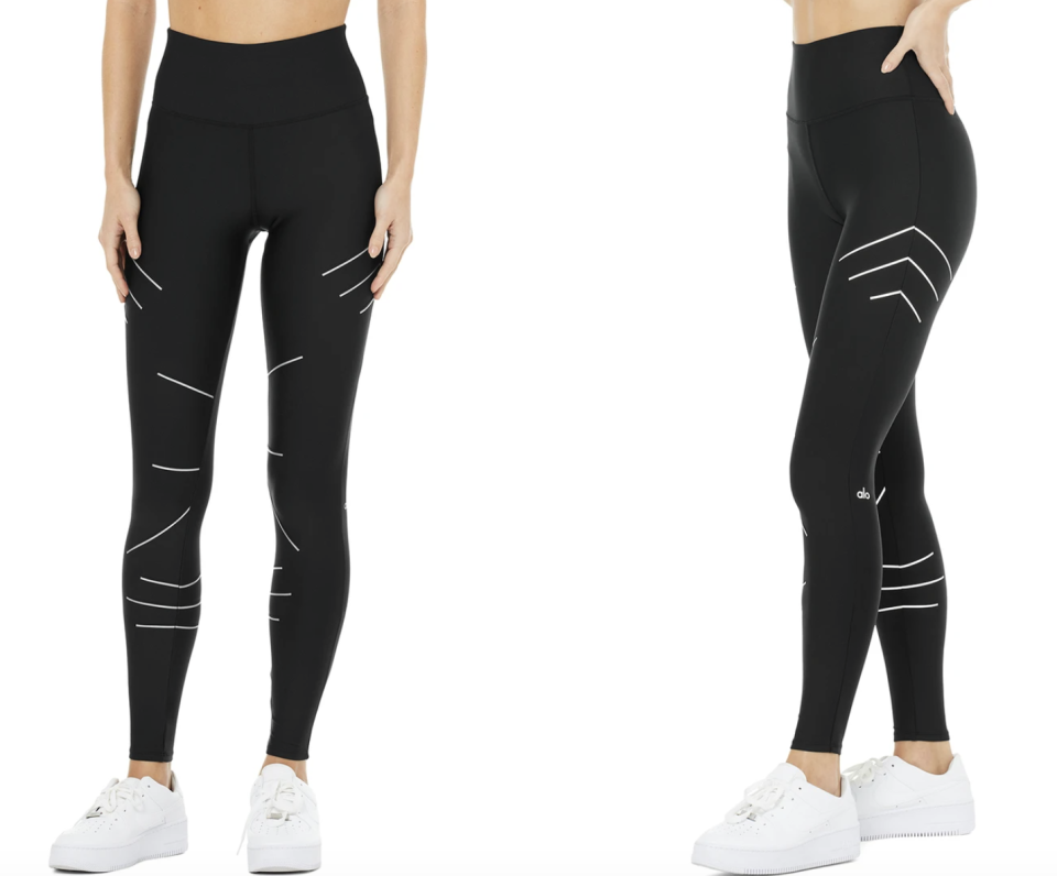 Alo Yoga high-waist sequence legging. PHOTO: Alo Yoga