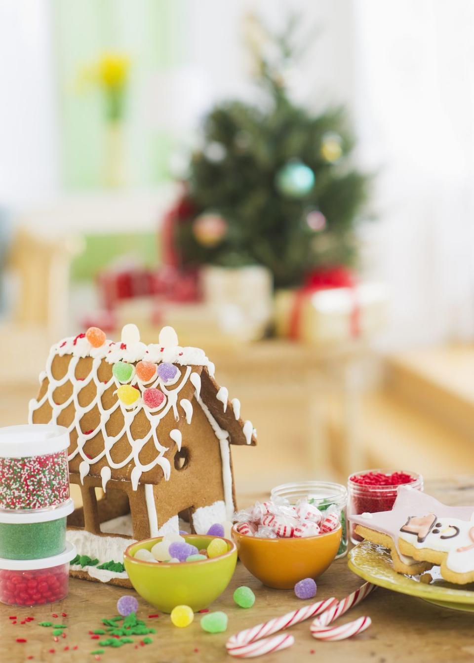 12) Make a gingerbread house.