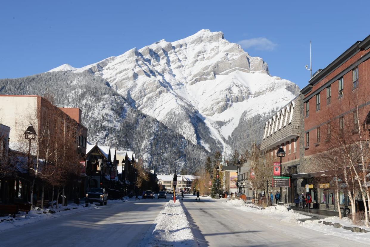The Town of Banff has a limited footprint where development can occur. The National Park Act restricts the types of economic activity within the townsite. (Helen Pike/CBC - image credit)