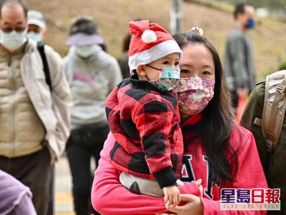 本港大部分地區氣溫較昨日低5度左右。