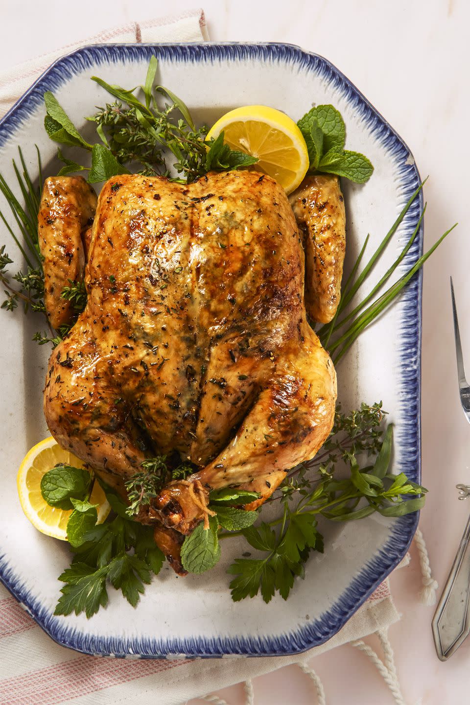 Lemony Herb Roast Chicken