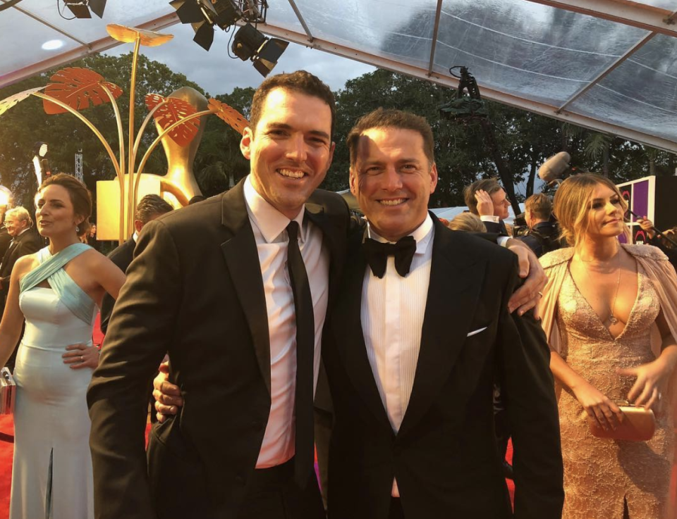 Karl and Peter Stefanovic at the Logies