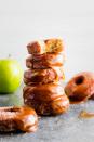 <p>Make sure to roll these treats in the cinnamon sugar mixture while they're still warm. Then, finish off each one with a delectable caramel drizzle. </p><p><strong>Get the recipe at <a href="https://bluebowlrecipes.com/homemade-apple-cider-donuts/" rel="nofollow noopener" target="_blank" data-ylk="slk:Blue Bowl;elm:context_link;itc:0;sec:content-canvas" class="link ">Blue Bowl</a>.</strong></p><p><strong><a class="link " href="https://go.redirectingat.com?id=74968X1596630&url=https%3A%2F%2Fwww.wayfair.com%2Fkitchen-tabletop%2Fpdp%2Fcrock-pot-artisan-round-dutch-oven-with-lid-cpt1019.html&sref=http%3A%2F%2Fwww.countryliving.com%2Ffood-drinks%2Fg28172487%2Fapple-cider-donuts%2F" rel="nofollow noopener" target="_blank" data-ylk="slk:SHOP DUTCH OVENS;elm:context_link;itc:0;sec:content-canvas">SHOP DUTCH OVENS</a><br></strong></p>