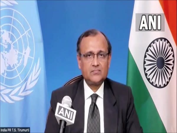 India's Permanent Representative to United Nations TS Tirumurti. (ANI)