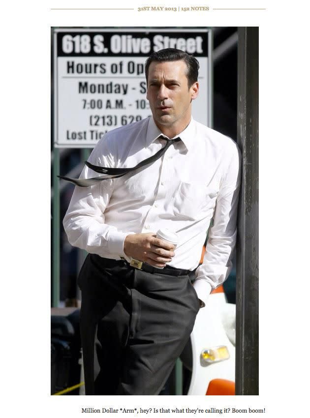 A photo from 'Jon Hamm's Wang.'