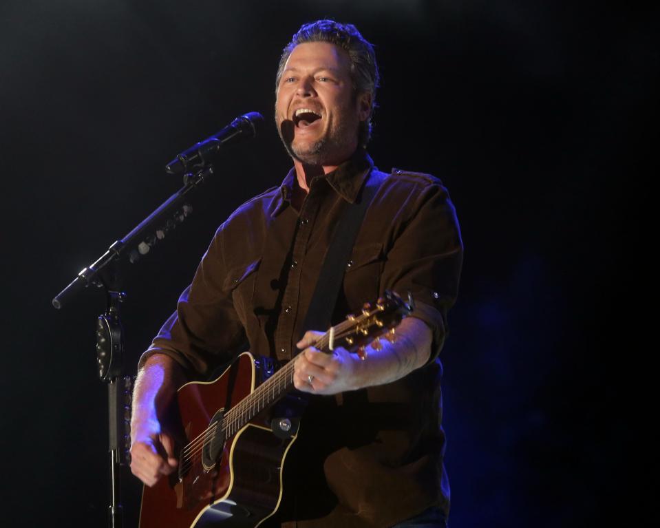 Blake Shelton will perform at Acrisure Arena in Palm Springs, Calif., on March 22, 2024.