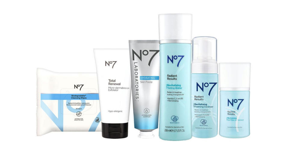 No7 Cleansed & Radiant Collection