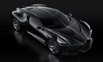 <p>Gone also is the Divo's giant fixed rear wing, replaced by an active spoiler like that on the Chiron. The back of La Voiture Noire is perhaps where it differs the most from other modern Bugattis.</p>