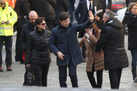 <p>Dario Nardella mayor of Florence ahead of a funeral service for Davide Astori on March 8, 2018 in Florence, Italy. The Fiorentina captain and Italy international Davide Astori died suddenly in his sleep aged 31 on March 4th, 2018. (Photo by Gabriele Maltinti/Getty Images) </p>