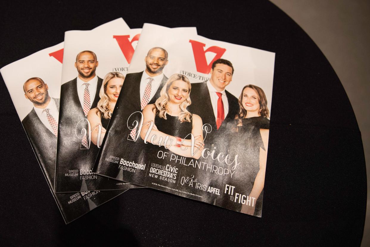 The Voice Tribune honors New Voices of Philanthropy at After Hours at the Speed, Friday, Oct. 19, 2018 in Louisville, Ky.