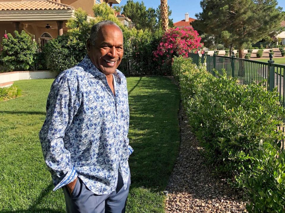 OJ Simpson has launched a Twitter account with a series of video posts in which he claims he has some “getting even to do”.The former NFL star – who was ordered by a US civil court to pay tens of millions of dollars over the wrongful deaths of Nicole Brown Simpson and Ronald Goldman – said he would now be able to “challenge” what people said about him.“For years people have been able to say what they want to say about me, with no accountability,” Simpson said in one of the video messages. “But now I get to challenge a lot of that BS and set the record straight.“It should be a lot of fun, and I got a little getting even to do,” he added. He did not elaborate on who exactly he wanted to get even with.His official account had gathered almost 500,000 followers within hours of its launch. The former actor pledged to reveal his thoughts and opinions on “just about everything” and said he would talk about “sports, fantasy football and even politics”.Simpson has generally kept a low profile since his release from prison in October 2017 for robbery and kidnapping over an attempt to steal back some of his sports memorabilia from a Las Vegas hotel room.He was acquitted of murder after Nicole Brown Simpson and Ronald Goldman were stabbed to death in 1994.> Thanks to all my new followers. Love learning how to use Twitter. pic.twitter.com/J4JnN59yKl> > — O.J. Simpson (@TheRealOJ32) > > June 16, 2019The televised trial riveted the nation and raised unresolved questions about racism, celebrity and the US criminal justice system.In 1997 he was ordered to pay to pay $33.5m (£26.6m) after a civil jury found him liable for the wrongful deaths of the two victims.Simpson has continued to declare his innocence in the two slayings. The murder case is officially listed as unsolved.Relatives of the two victims have expressed disgust that Simpson is able to live the way he does.In his recent interview, Simpson said that neither he nor his children want to talk about the killings ever again.“My family and I have moved on to what we call the ‘no-negative zone’. We focus on the positives,” he said.