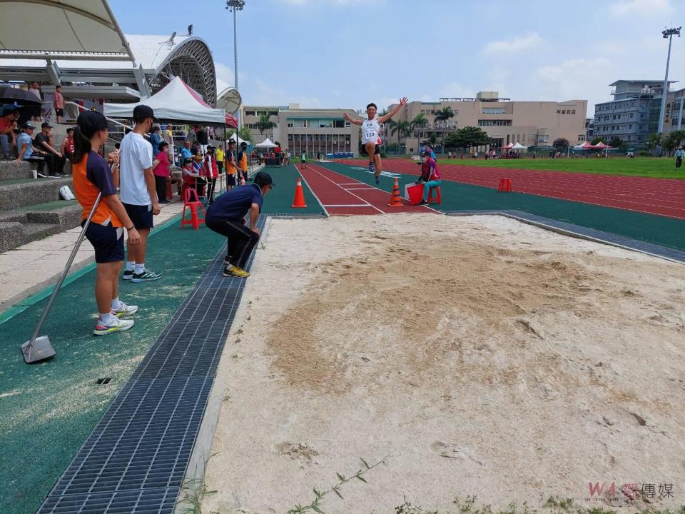 ▲112年彰化市運動大會在國立彰化師範大學進德校區運動場舉辦，近350位選手在競技場上爭取佳績。（圖／記者陳雅芳攝，2023.05.27）