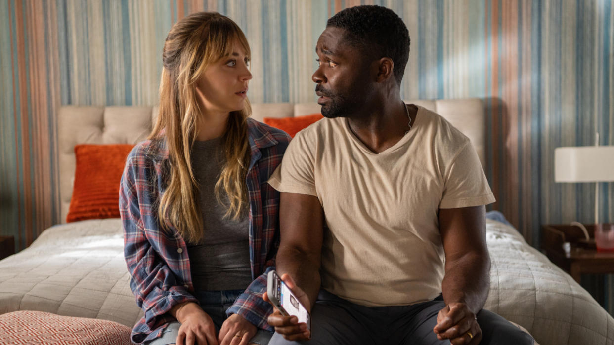  Kaley Cuoco and David Oyelowo in Role Play. 