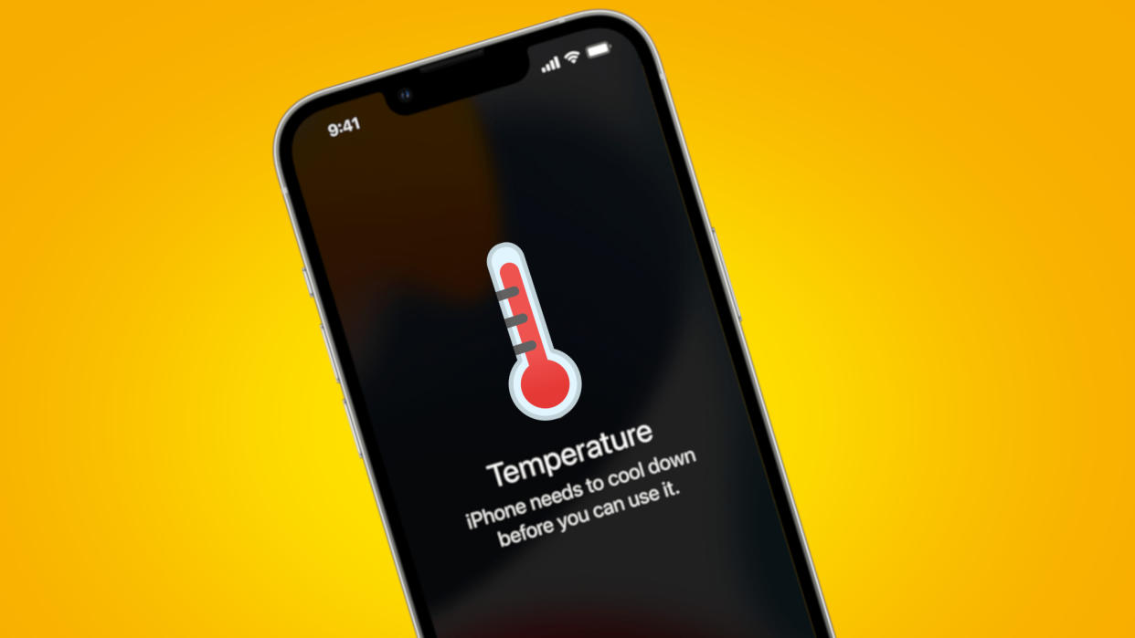  iPhone temperature warning 