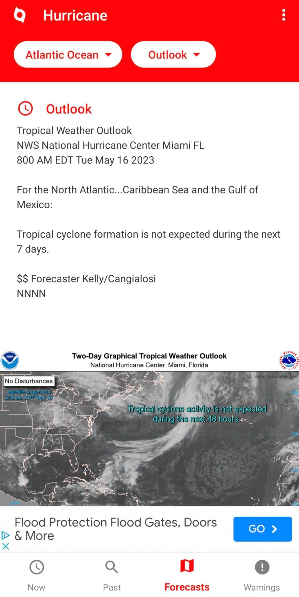 My Hurricane Tracker app