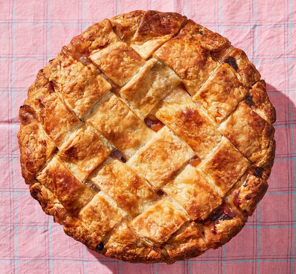 Peach Lattice Pie