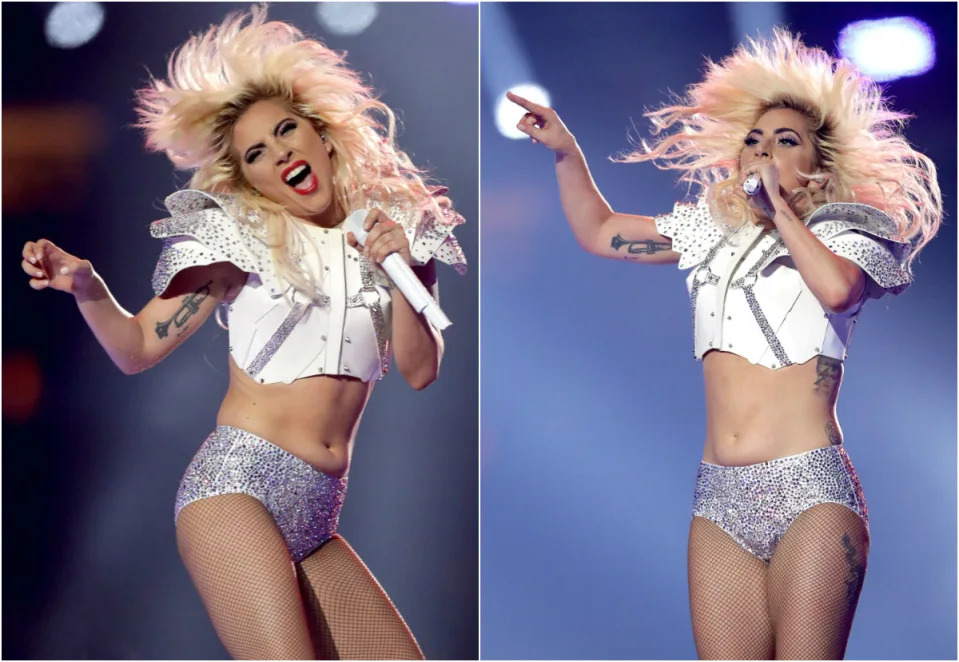 Lady Gaga performs during the Super Bowl 51 Halftime Show <em>(Photo: Getty) </em>
