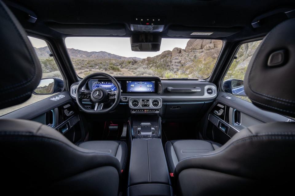 mercedes benz g 580 with eq technology press images