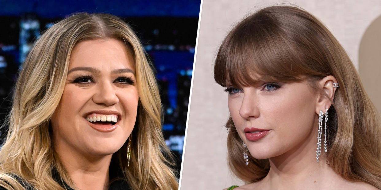 Kelly Clarkson, Taylor Swift (NBC, Getty Images)