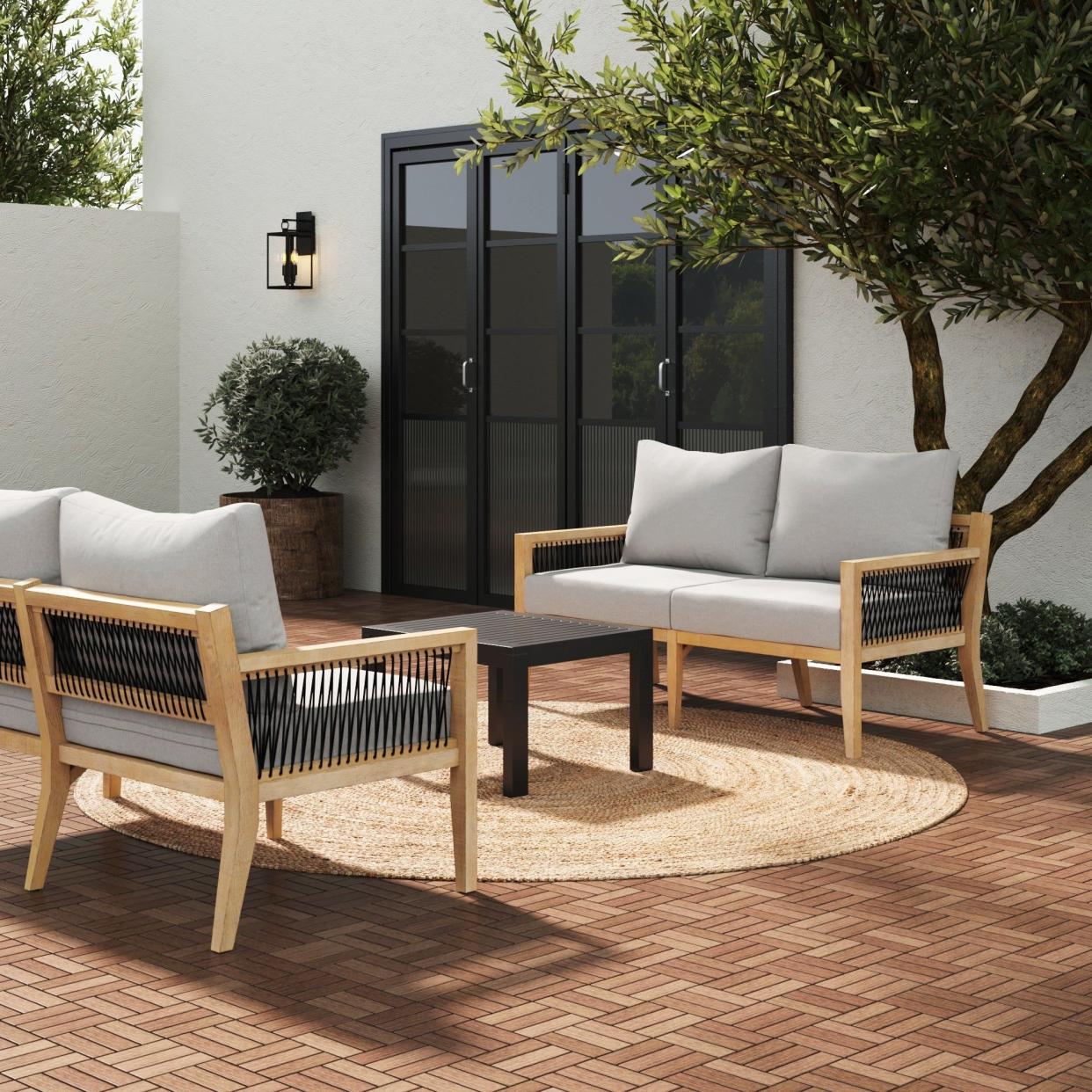 <p><a href="https://go.redirectingat.com?id=74968X1596630&url=https%3A%2F%2Fnathanjames.com%2Fproducts%2Fcopy-of-rattan-metal-set-of-4-outdoor-chairs-flow%3Fvariant%3D40280848760918&sref=https%3A%2F%2Fwww.housebeautiful.com%2Fshopping%2Ffurniture%2Fa27043357%2Fbest-outdoor-furniture%2F" rel="nofollow noopener" target="_blank" data-ylk="slk:Shop Now;elm:context_link;itc:0;sec:content-canvas" class="link rapid-noclick-resp">Shop Now</a></p><p>Patio Couches, Set of 2 </p><p>nathanjames.com</p><p>$1399.99</p>