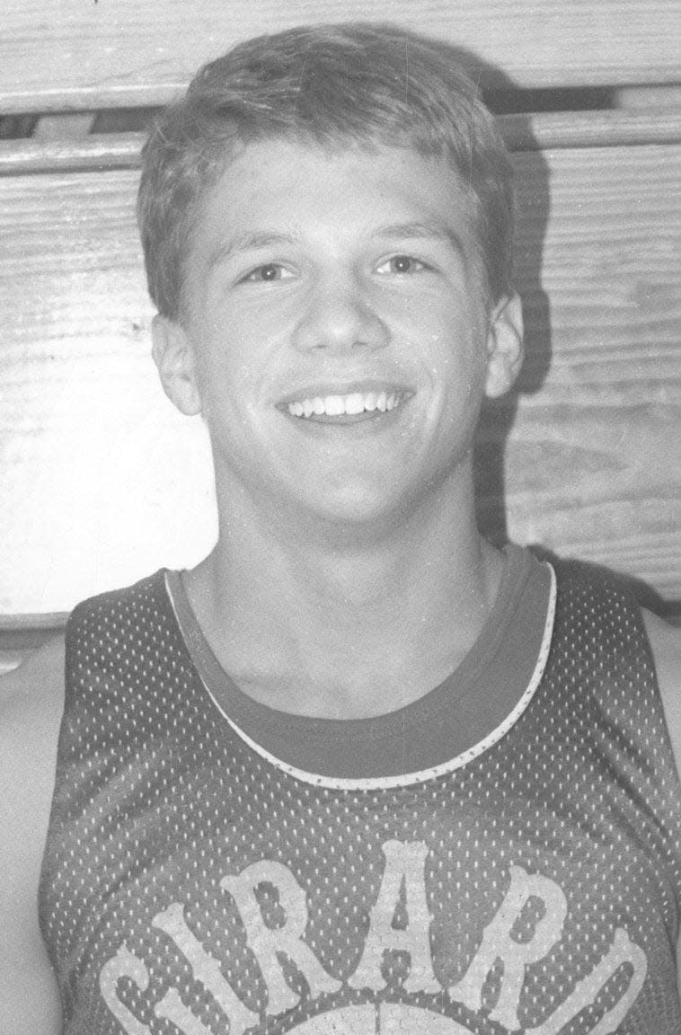 Marc Blucas played basketball for Girard High School in the 1980s.