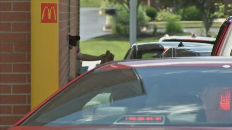 Drive-thru de Mc Donalds. Foto de ABC News