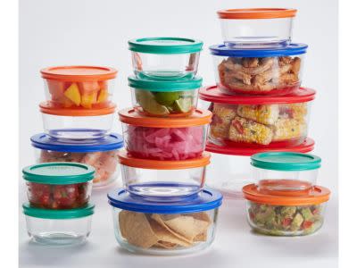 Pyrex Simply Store Glass Food Storage Containers, 30-Piece Set - Sam's Club