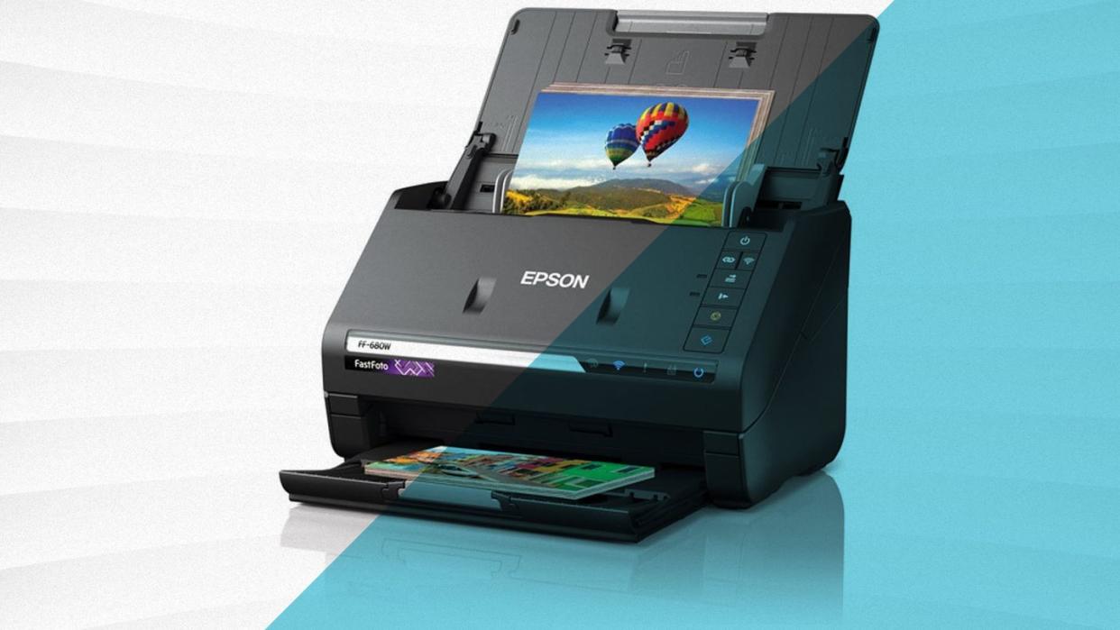 epson fastfoto ff 680w wireless high speed photo and document scanning system
