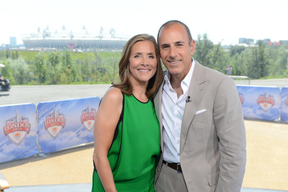 TODAY -- Pictured: (l-r) Meredith Vieira, Matt Lauer -- (Photo by: Dave Hogan/NBC Newswire/NBCUniversal via Getty Images/NBCU Photo Bank via Getty Images)