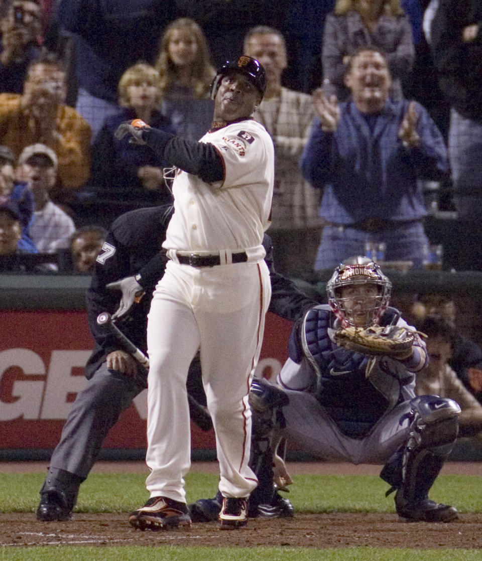 Barry Bonds. (AP Photo/Ben Margot, File)