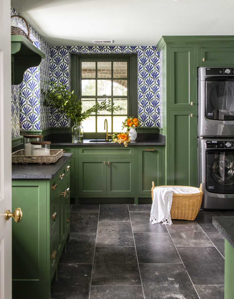 1) A Colorful Laundry Room by Andrew Howard