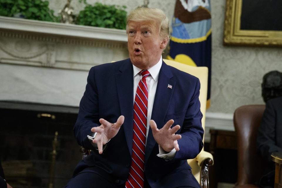 Donald Trump provided extensive access and his unvarnished opinions on a range of issues in a new interview, discussing everything from UFOs to his 2020 re-election campaign. Speaking with ABC News’ George Stephanopoulos, the president denied polling data that showed him trailing 2020 Democratic frontrunner Joe Biden, defended his apparent trust for North Korean dictator Kim Jong-un and revealed how he would like to be remembered after leaving the White House. Mr Stephanopoulos followed the president for 30 hours as he went to Iowa, flying with Mr Trump on Air Force One and later speaking to him in the Oval Office and White House Rose Garden. The interview was released online in short clips over several days before airing in a 20/20 episode on Sunday. ABC News published the full, unedited transcript of its conversations with Mr Trump on Sunday night. Here are the 12 biggest takeaways from the interview. 1\. On North KoreaMr Trump described the dictator of North Korea as “a very tough guy” and “smart person,” saying “he doesn’t treat a lot of people very well, but he’s been treating me well”. He then seemed to defend recent missile testing by the North Korean regime, telling Mr Stephanopoulos: “That's something that a lot of nations test frankly.”Asked if he thought Mr Kim was still building nuclear weapons, the president said: "I don't know. I hope not. He promised me he wouldn't be. He promised me he wouldn't be testing. I think he'd like to meet again. And I think he likes me a lot." 2\. On IraqThe president described the decision to “go into the Middle East” following the terror attacks of September 11, 2001 as “the worst decision made in the history of our country”. He then flatly told Mr Stephanopoulos: “By the way, Iraq did not knock down the World Trade Centre.” “It was not Iraq. It were other people,” he added. “And I think I know who the other people were. And you might also.” 3\. On health careMr Trump said Republicans would soon unveil legislation to overhaul the nation’s health care, saying the plan could be announced within two months or sooner. The plan would arrive before the election, Mr Trump said, adding that insurance rates would supposedly be “much lower” than under former President Barack Obama’s landmark health care initiative, the Affordable Care Act. 4\. On accepting foreign election dirtPerhaps the most heated exchange between the president and Mr Stephanopoulos occurred when the two began discussing foreign election interference. Mr Trump suggested that he would not contact the FBI if a foreign entity provided his campaign damaging information on one of his political opponents in the upcoming election, saying: “Give me a break, life doesn’t work that way.”“I’ll tell you what: I’ve seen a lot of things over my life. I don’t think in my whole life I’ve ever called the FBI. In my whole life,” Mr Trump said. “You don’t call the FBI.”The fierce backlash his comments sparked - including from normally loyal Republicans - led him to walk them back in a phone interview on the Fox and Friends news programme on his 73rd birthday. 5\. On tariffsThe president insisted his trade war with China was working amid an escalation of tariffs against Beijing. “The tariffs are what is allowing us to make great trade deals,” he said.His comments came as hundreds of major companies, including Wal-Mart and Costco, signed a letter urging the president to end the tariffs, fearing major job losses and economic decline. 6\. On Special Counsel Robert MuellerMr Trump continued attacking the special counsel and the extensive report into Russian interference during the 2016 election. He also denied he told former White House counsel Don McGahn to order the firing of the special counsel. “That’s not what [Mr McGahn] said,” Mr Stephanopoulos replied. “Excuse — I don’t care what he says,” Mr Trump said. “It doesn’t matter.” 7\. On TwitterThe president effectively vowed to never stop tweeting throughout the rest of his tenure in the White House, saying: “I have so many people that would go — that would be very unhappy if I ever stopped.” When pressed about his attacks on social media against his supposed enemies, and told by Mr Stephanopoulos that some of his supporters had said they didn't like it, Mr Trump said: “I bet they do like it.” 8\. On federal interest ratesMr Trump once again took the rare step for a president to speak so publicly about his criticism of the Federal Reserve, saying the economy would be doing better if it had not raised interest rates. He took aim at Federal Reserve chairman Jerome Powell, saying: “Frankly, if we had a different person in the Federal Reserve that wouldn’t have raised interest rates so much, we would be at least a point and a half higher.” 9\. On pollsThe president said his campaign had cut ties with several pollsters after reports of leaked internal data showed him trailing Mr Biden in key states like Pennsylvania, Wisconsin and Florida. Mr Trump said those polls “don’t exist”, which seemingly contradicts a previous statement from his campaign, which described the data as “ancient” and said the figures were compiled earlier in the year, appearing to confirm the existence of the polling. He also said his internal polls “show I’m winning everywhere”. 10\. On UFOsAsked about recent sightings by US Navy pilots of UFOs reportedly flying at hypersonic speeds, Mr Trump said he had been briefed on the matter.“People are saying they’re seeing UFO’s, do I believe it? Not particularly,” he said. The president added that “some of [the pilots] really see things that are a little bit different than in the past, so we’re going to see, but we’ll watch it.” 11\. On Air Force One redesignMr Trump unveiled a redesign of Air Force One during the interview, showing Mr Stephanopoulos images of the presidential plane with a red, white and blue paint job in numerous concepts. “Here’s your new Air Force One,” the president said. The images arrived after Mr Trump announced the plane would be overhauled, an expected $3.9bn (£3.1bn) project. 12\. On his legacyThe president said he wanted to be remembered as one who “loved the people, took care of the people, made our economy tremendous, built up our military, took care of our vets”.“Somebody that really loved the country and did a great job, whether it's four years or hopefully it's eight years,” Mr Trump said, adding: “Because I still have work to do. Somebody that did a really great job for the country.”