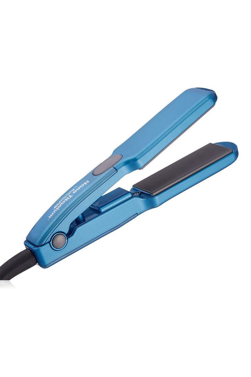 Mini Straightening Iron with Travel Pouch