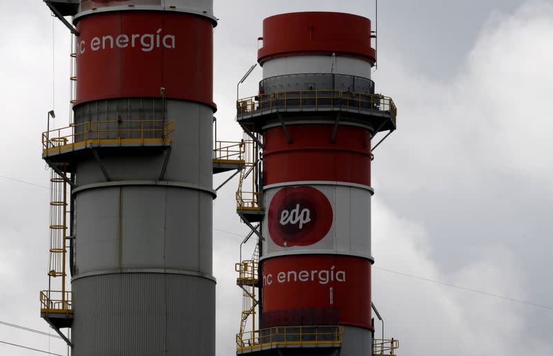 FILE PHOTO: View of a thermal power plant of Portuguese utility company EDP