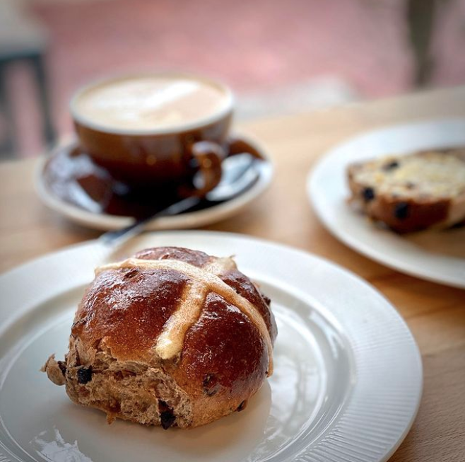 Miller and Baker hot cross buns