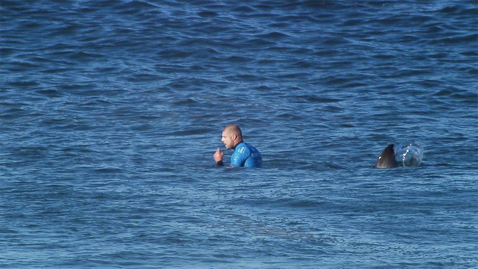 Fanning will forever be remembered for that shark encounter in 2015. Pic: WSL