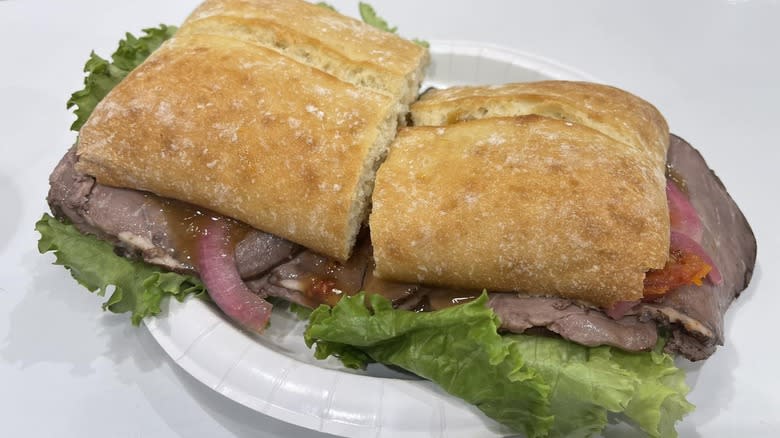 Costco roast beef sandwich