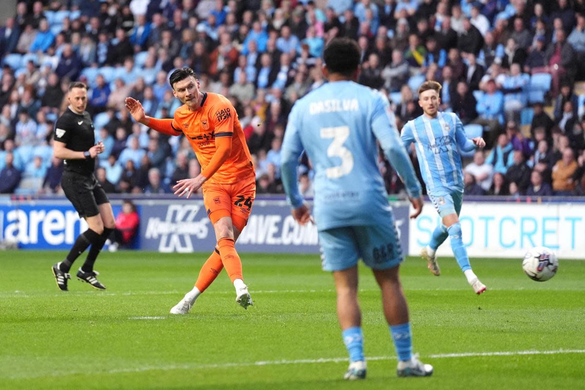 Kieffer Moore opened the scores away at Coventry <i>(Image: PA Wire)</i>