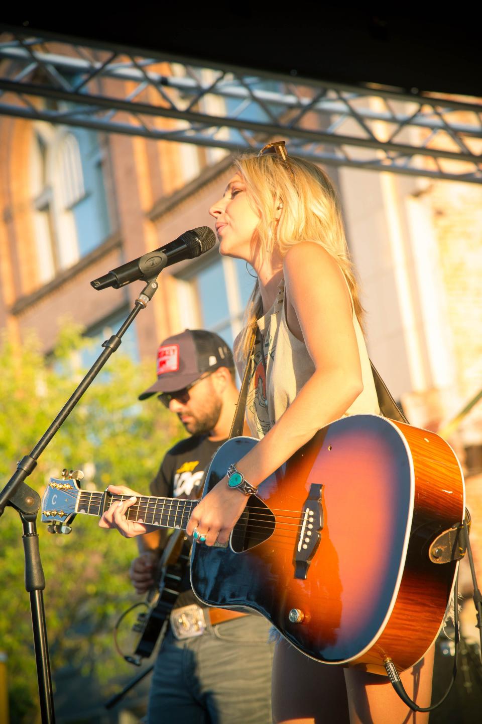 Country music artist Claudia Hoyser performed for the third concert this year as part of the annual summer concert series. The series is a joint venture of the City of Coshocton and Our Town Coshocton.