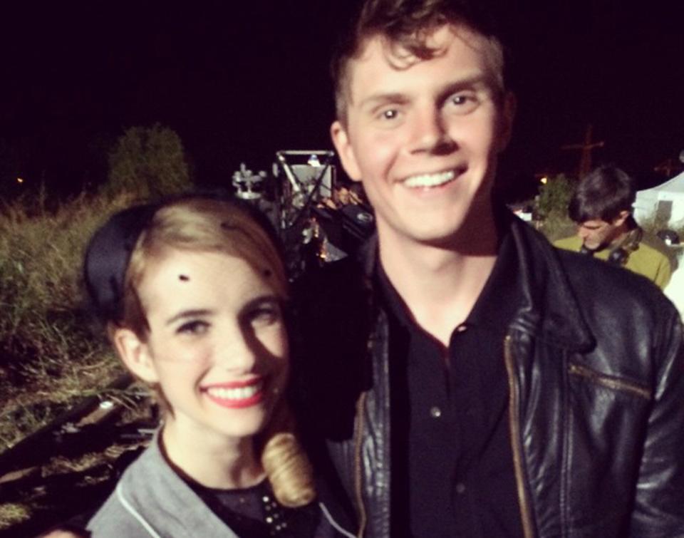 Emma Roberts and Evan Peters