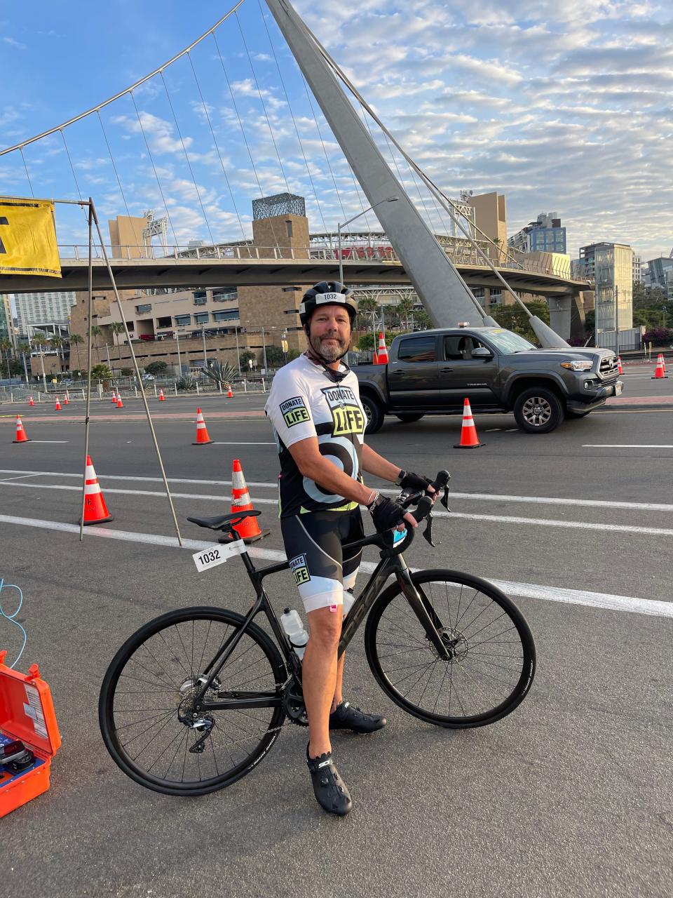 Matt Hudson was back to riding a bike two months after he got out of the hospital after a heart transplant. He competed in the Transplant Games last summer.