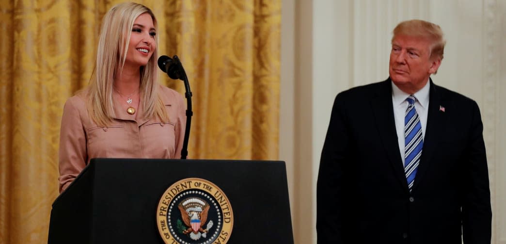 Ivanka and President Trump