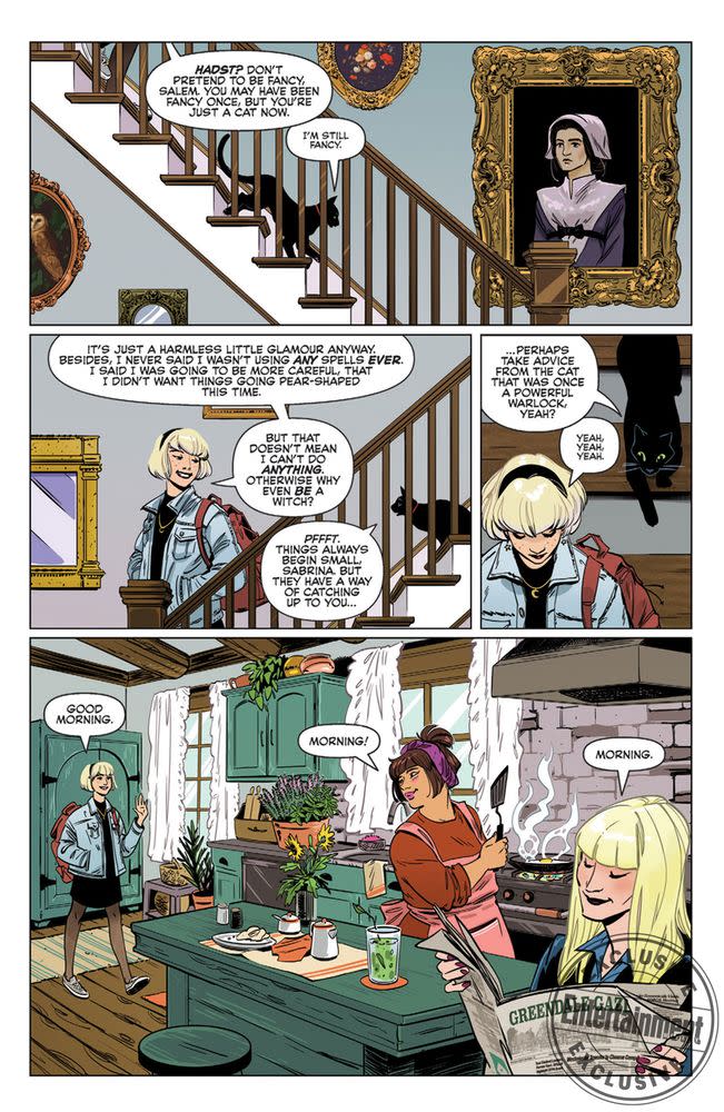 Sabrina the Teenage Witch comic preview: Salem gives advice