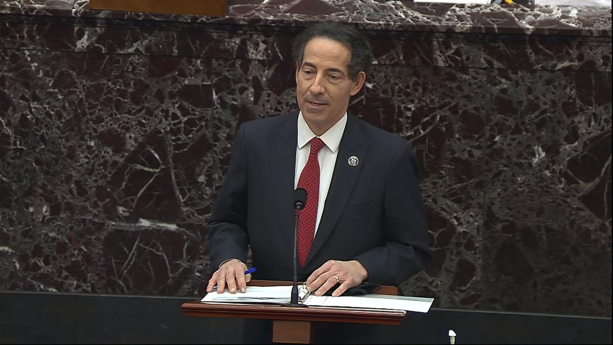 House impeachment manager Rep. Jamie Raskin, D-Md.