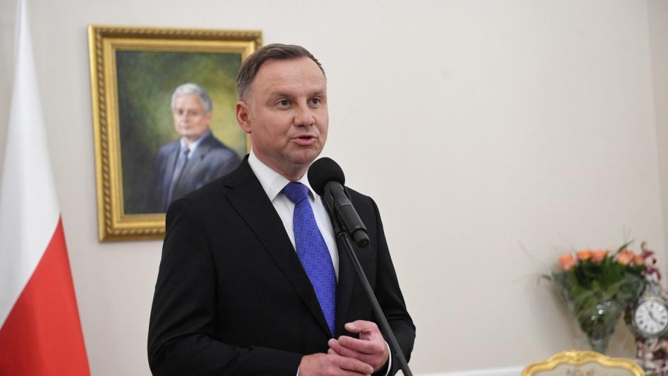 Polens Präsident Andrzej Duda auf einem Archivfoto.