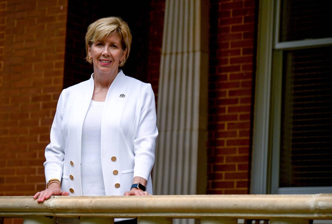 Georgia College and State University President Cathy Cox.