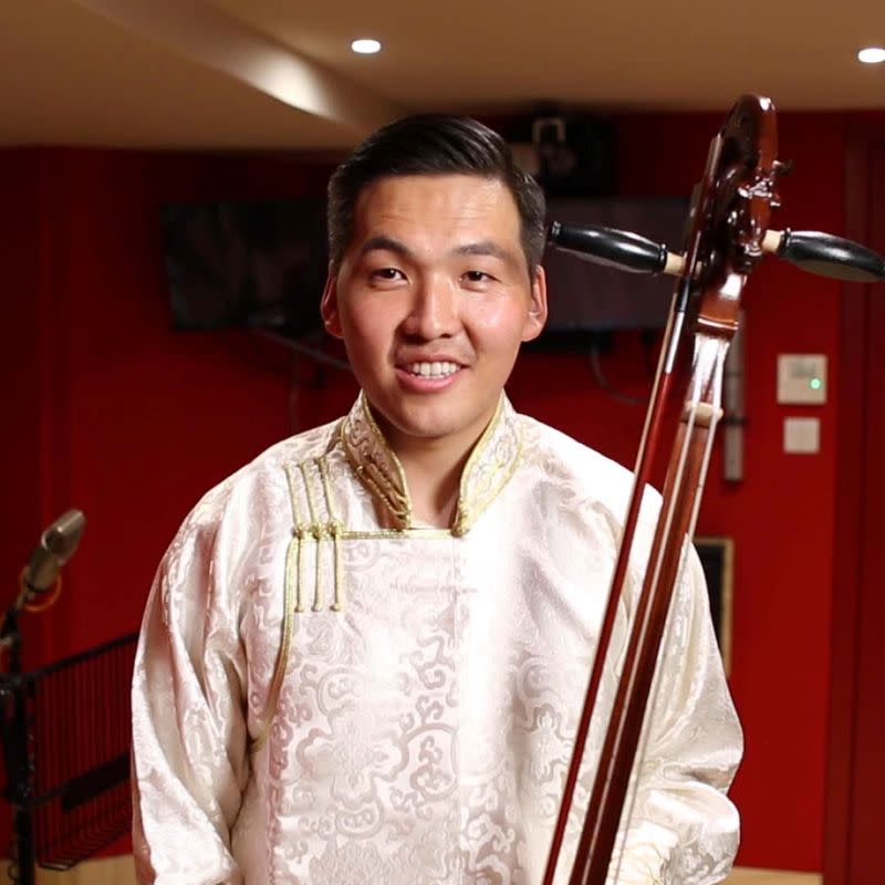 Mongolian musician Bat-Erdene Victor Nyamdavaa
