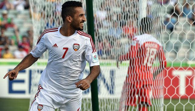 UAE's Ali Mabkhout is staking a claim to be the Asian Cup's Golden Boot winner. 